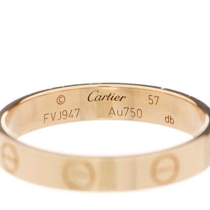 Cartier 18K Yellow Gold 3.5mm LOVE Wedding Band Ring 57 8 3 of 3