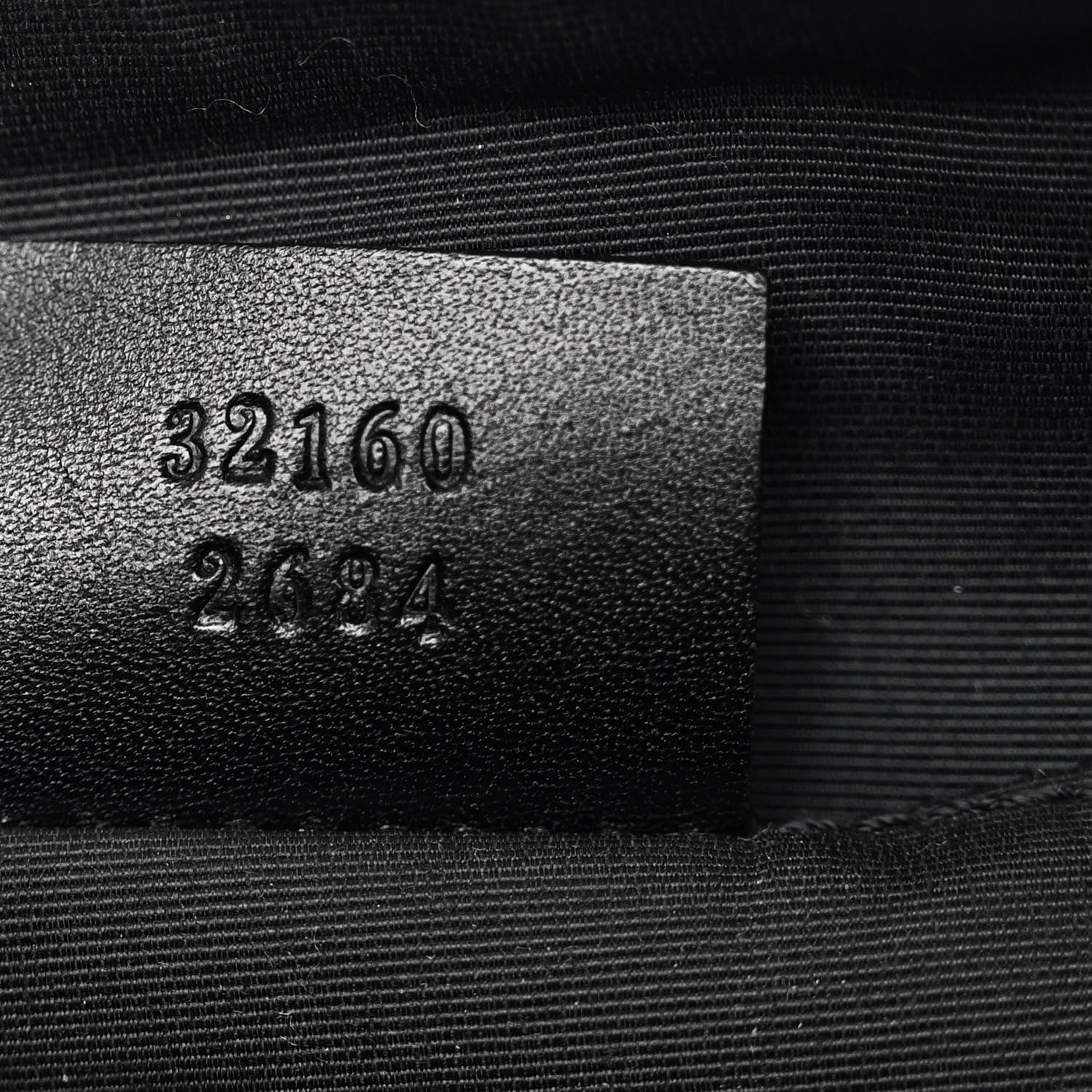Gucci Denim Monogram Pochette Black 7 of 12