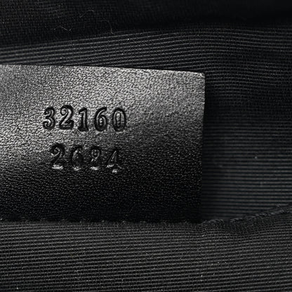 Gucci Denim Monogram Pochette Black 7 of 12