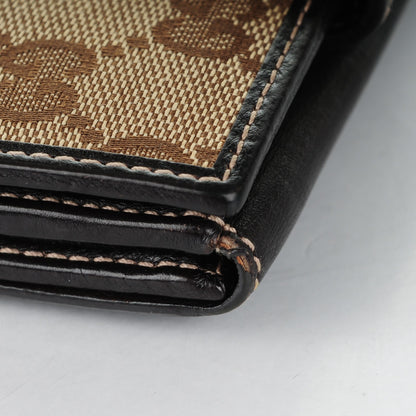 Gucci Monogram Heart French Wallet Dark Brown 6 of 8