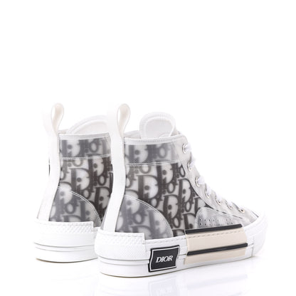 Christian Dior Technical Canvas Oblique B23 Sneaker 35 White Black 4 of 10