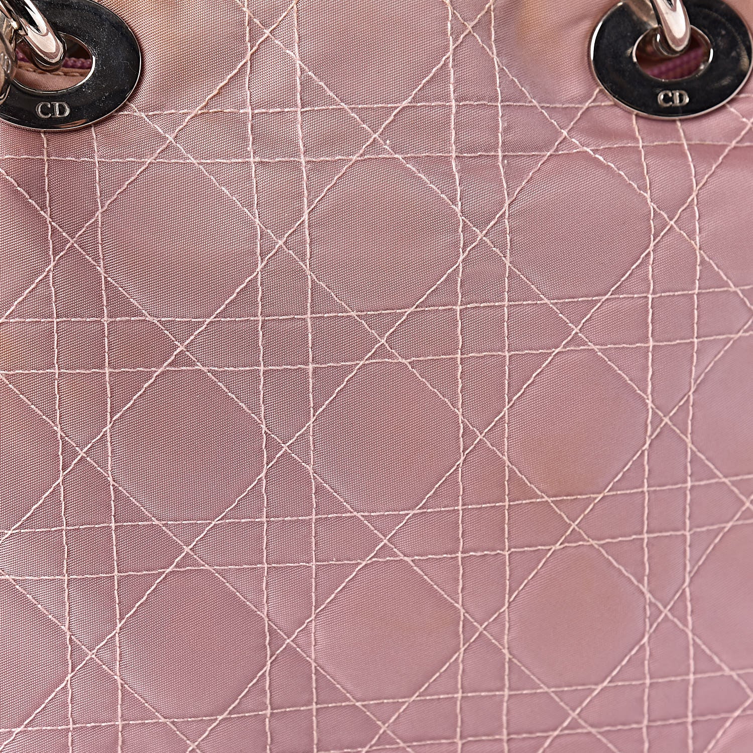 Christian Dior Satin Cannage Medium Lady Dior Pink 11 of 18