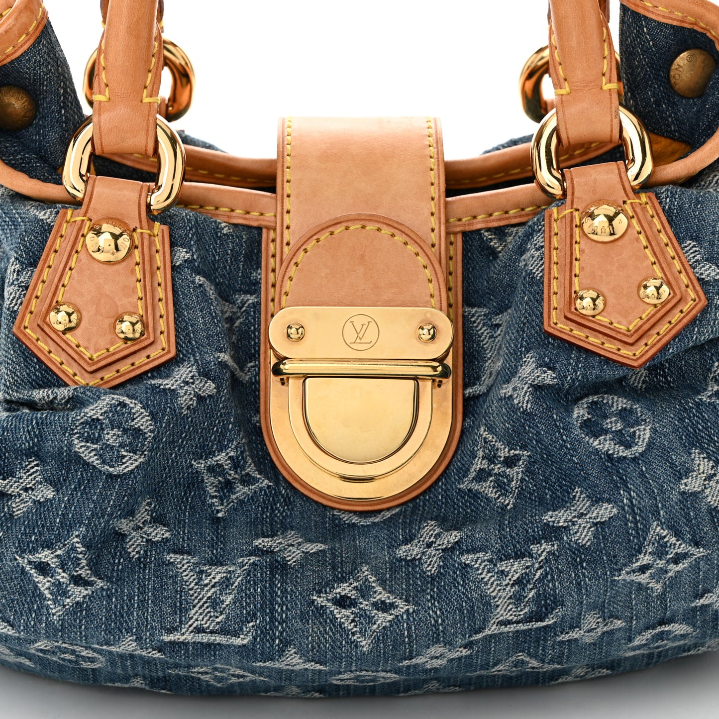 Monogram Denim Pleaty Blue