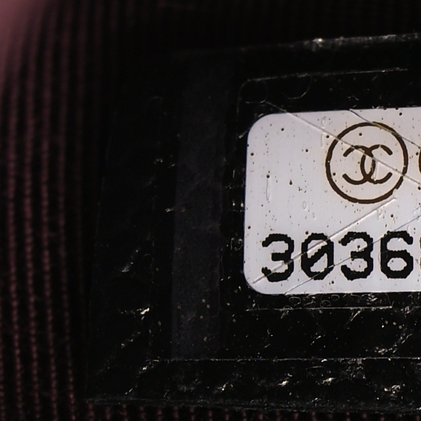 Caviar Quilted Cosmetic Case Black