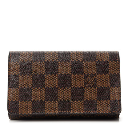 Louis Vuitton Damier Ebene Porte-Monnaie Billets Tresor Wallet 1 of 12