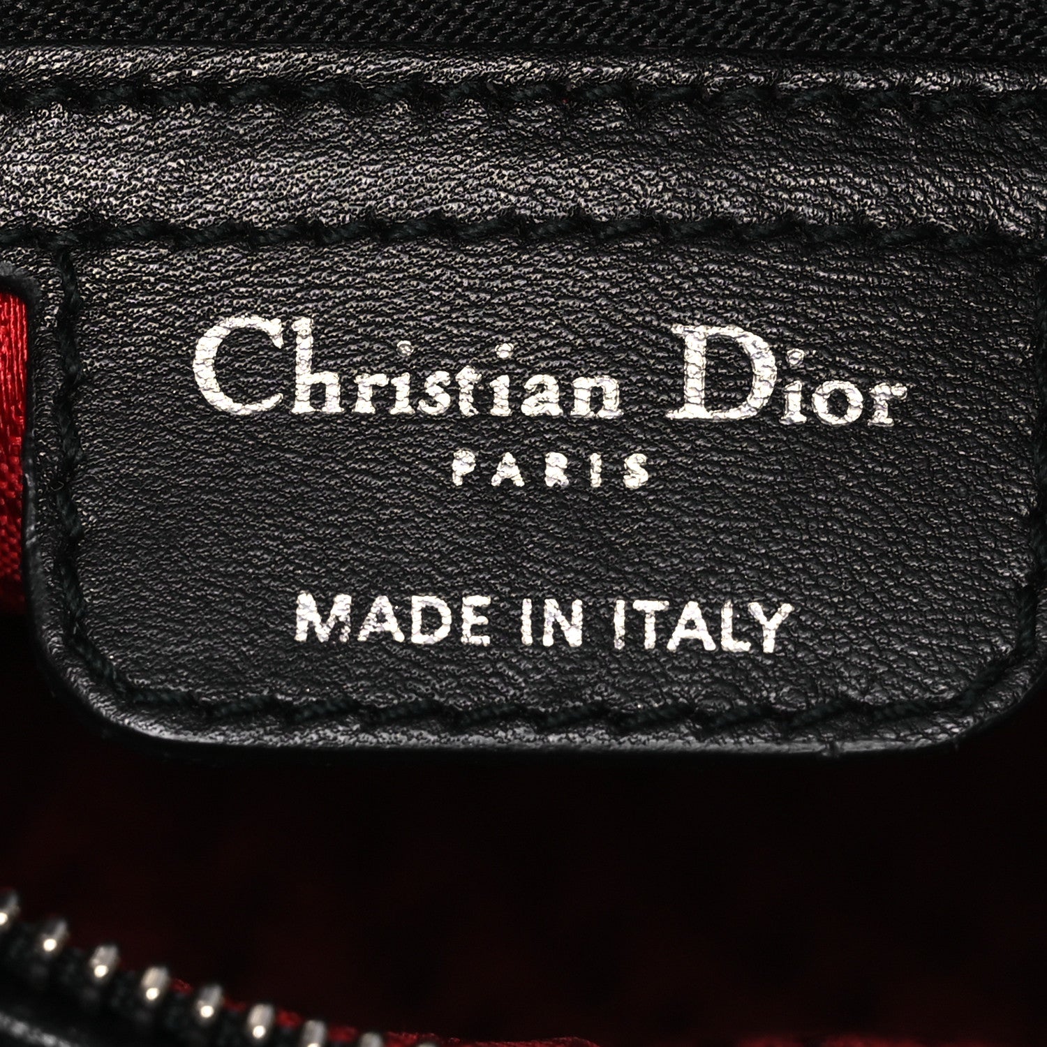 Christian Dior Lambskin Cannage Large Lady Dior Black 6 of 15