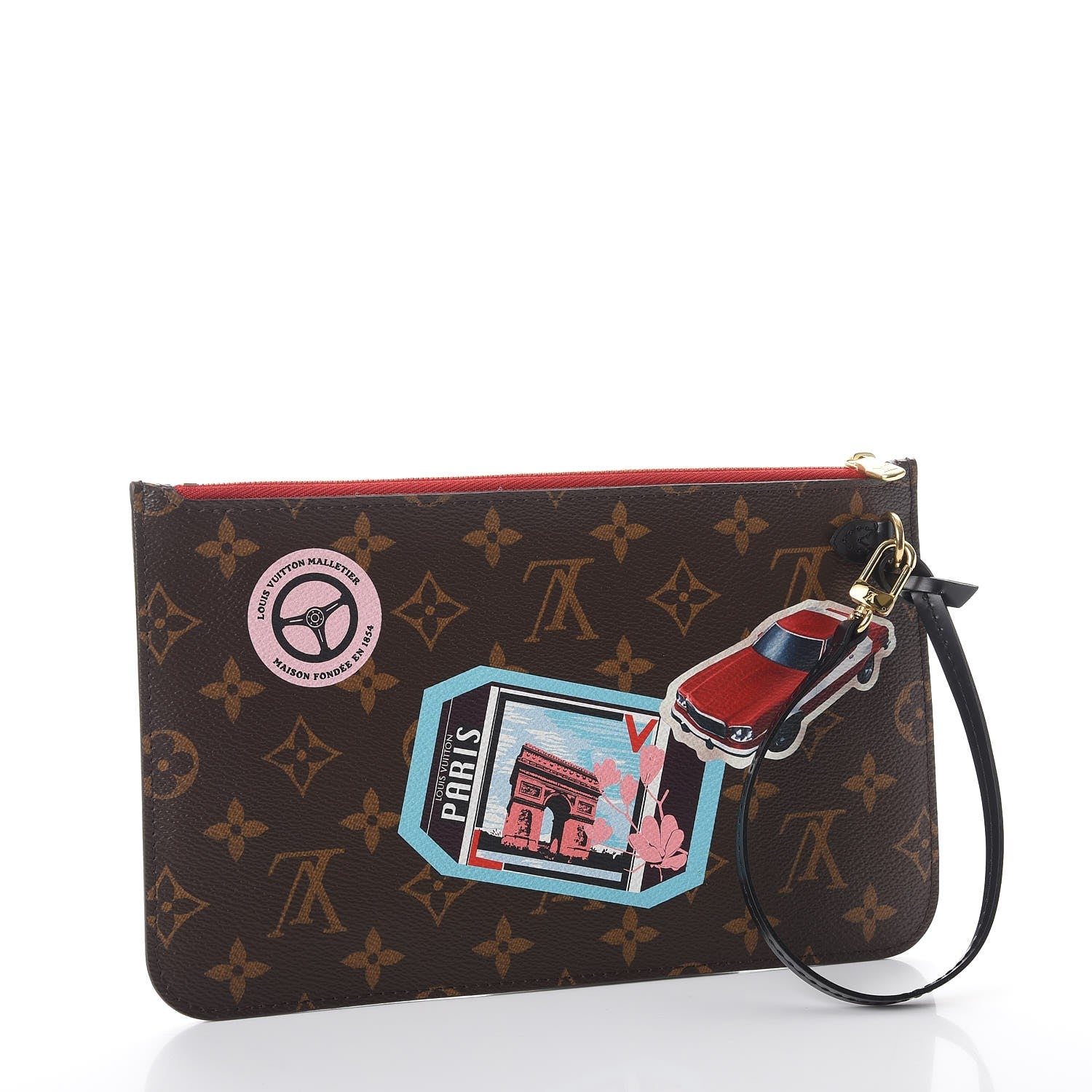 Louis Vuitton Monogram World Tour Neverfull MM GM Pochette 3 of 8