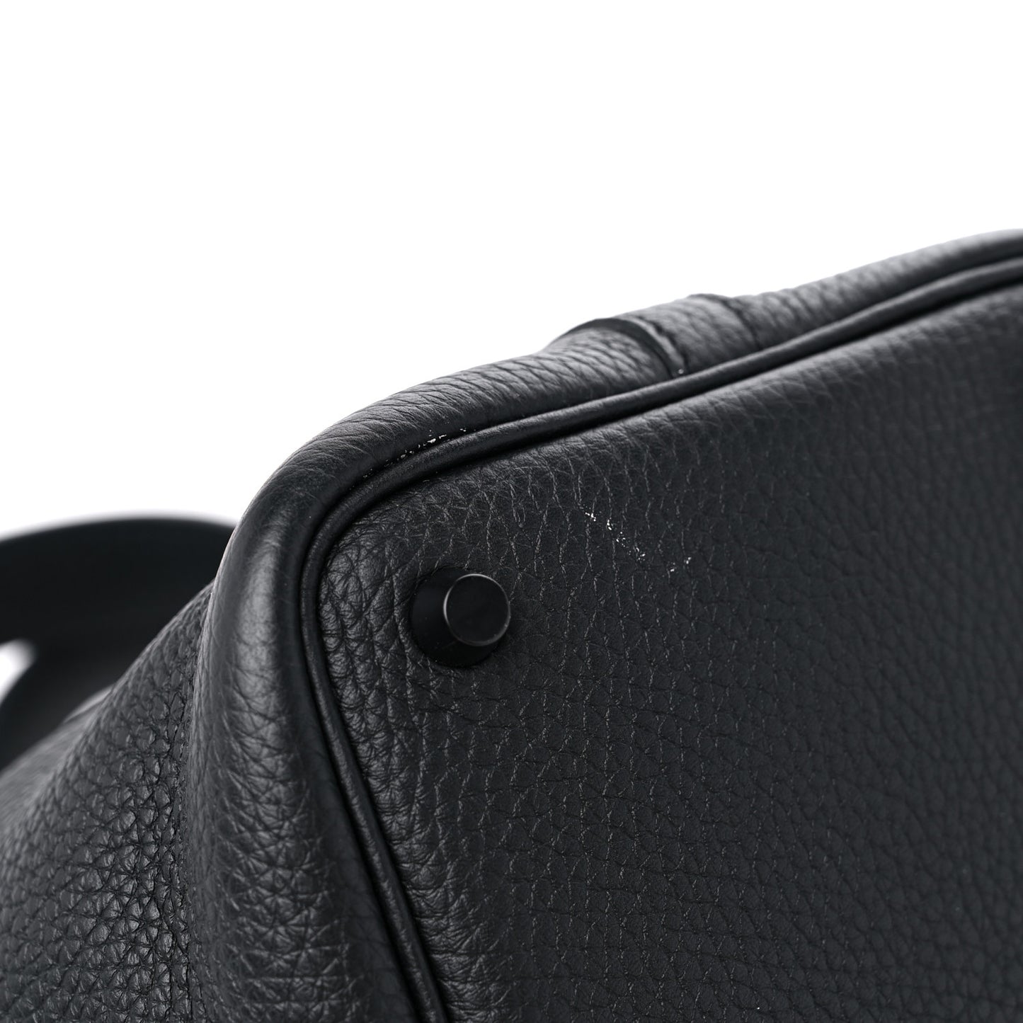 Taurillon Clemence Monochrome Picotin Lock 18 PM Black