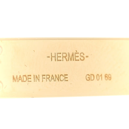 Hermes Lacquered Permabrass Kelly Curiosite Charm Black 3 of 3