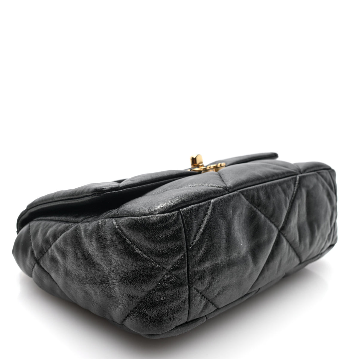 Chanel Lambskin Quilted Medium Chanel 19 Flap Black 4 of 10