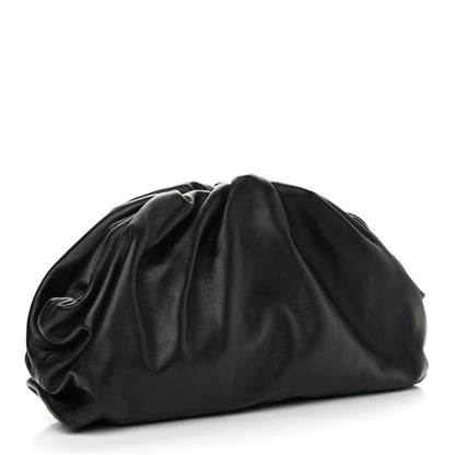 Bottega Veneta Smooth Butter Calf The Pouch Oversized Clutch Black 4 of 10
