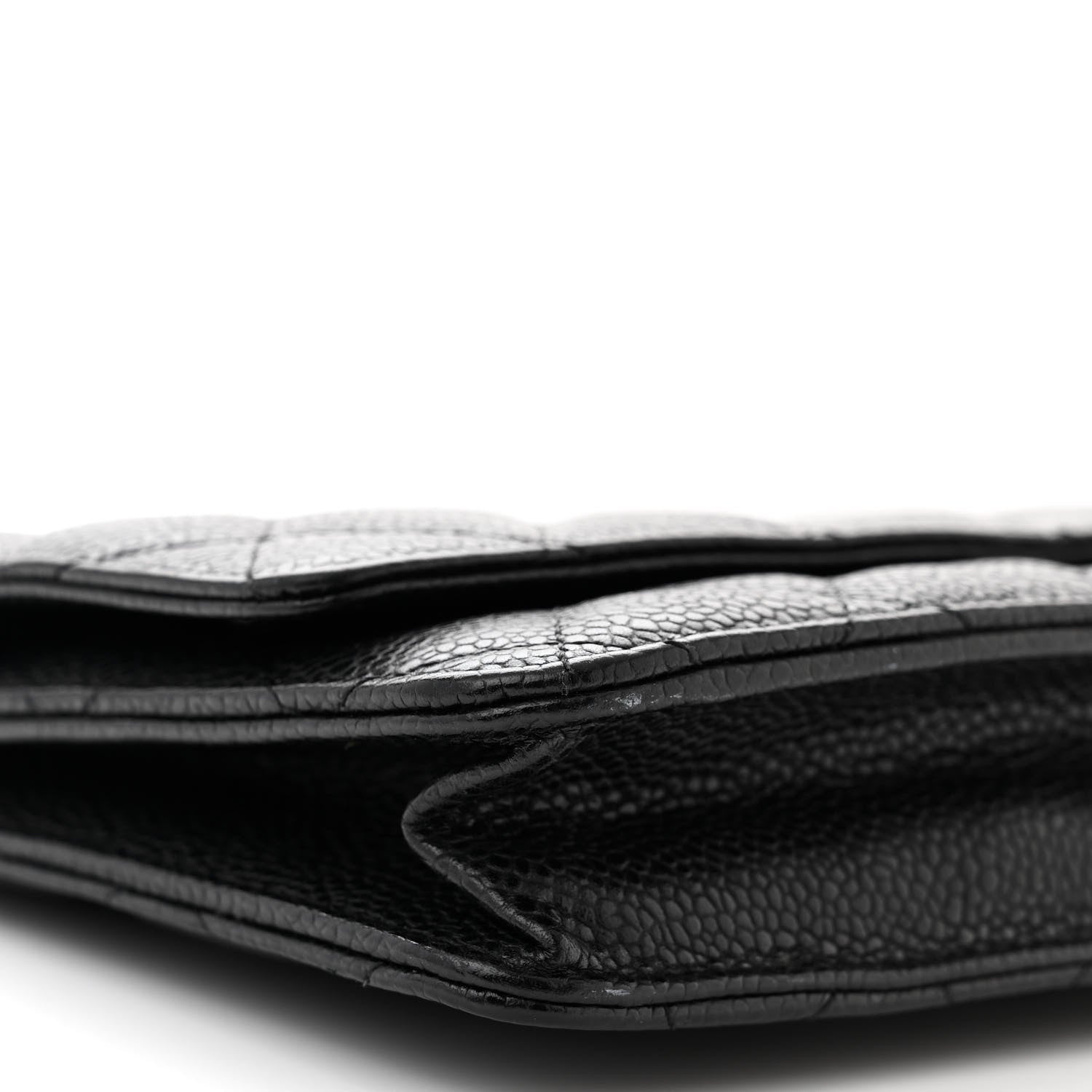 Chanel Caviar Quilted Wallet on Chain WOC Black 10 of 11