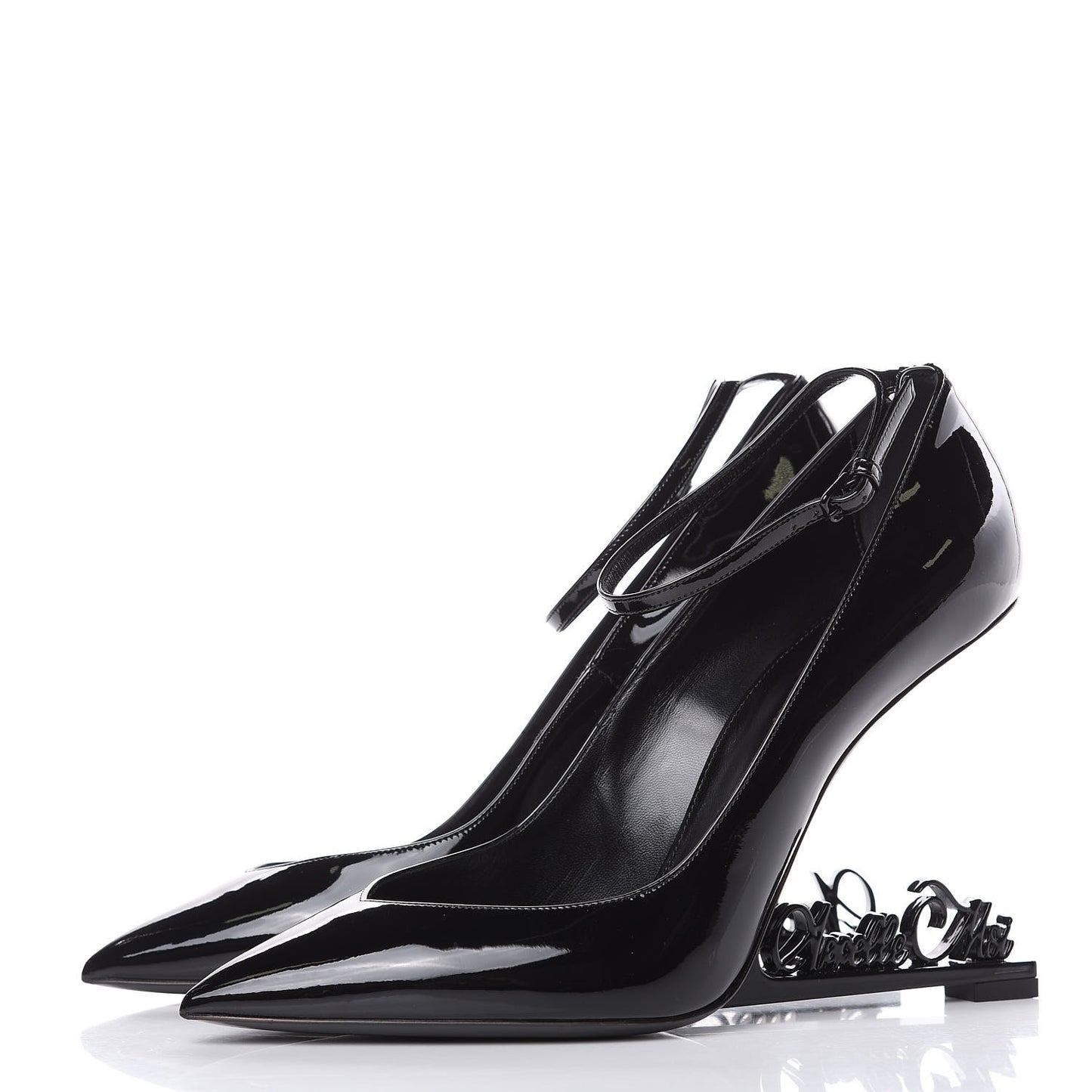 Patent Opyum Appelle Moi Ankle Strap Pump 40 Black
