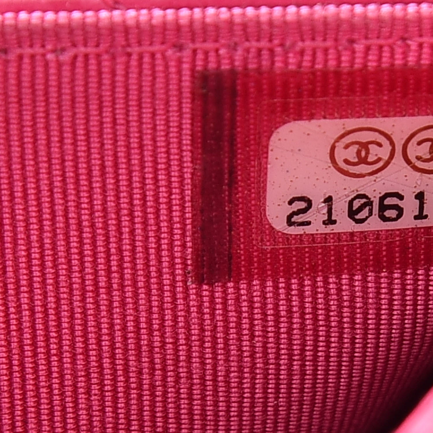 Chanel Caviar Quilted Wallet On Chain WOC Fuchsia 8 of 11