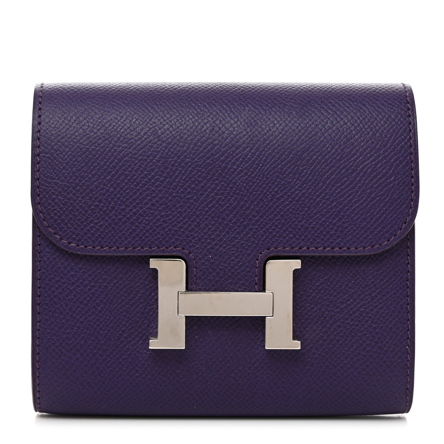 Hermes Epsom Constance Short Wallet Iris 1 of 7