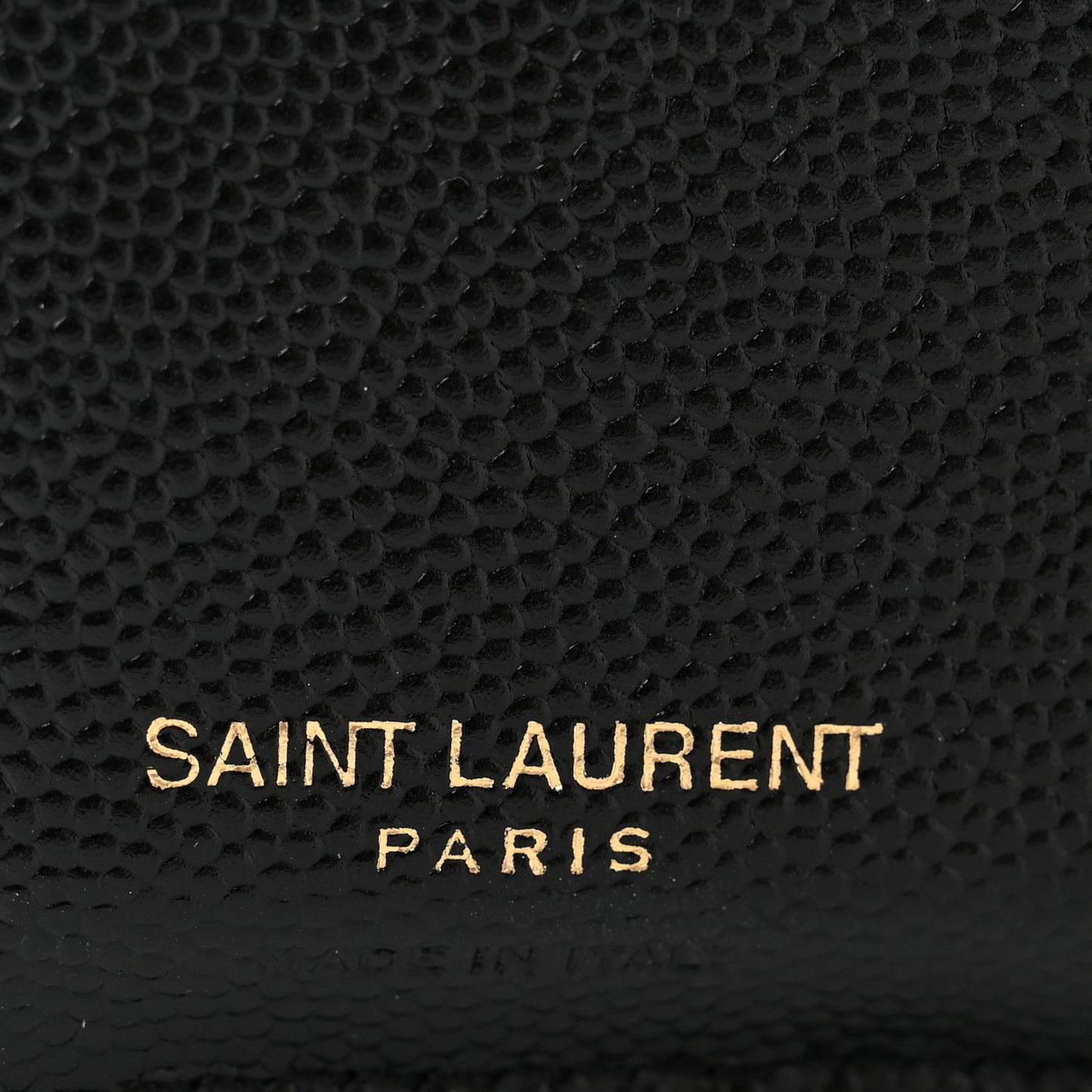 Grain De Poudre Matelasse Chevron Monogram Zipped Card Case Black
