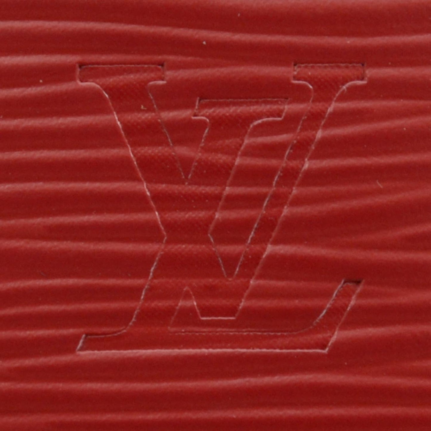 Epi Zippy Wallet Rubis Red