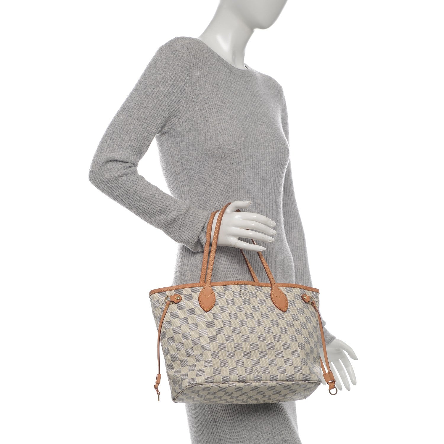 Louis Vuitton Damier Azur Neverfull PM 2 of 10