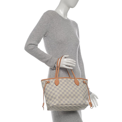 Louis Vuitton Damier Azur Neverfull PM 2 of 10