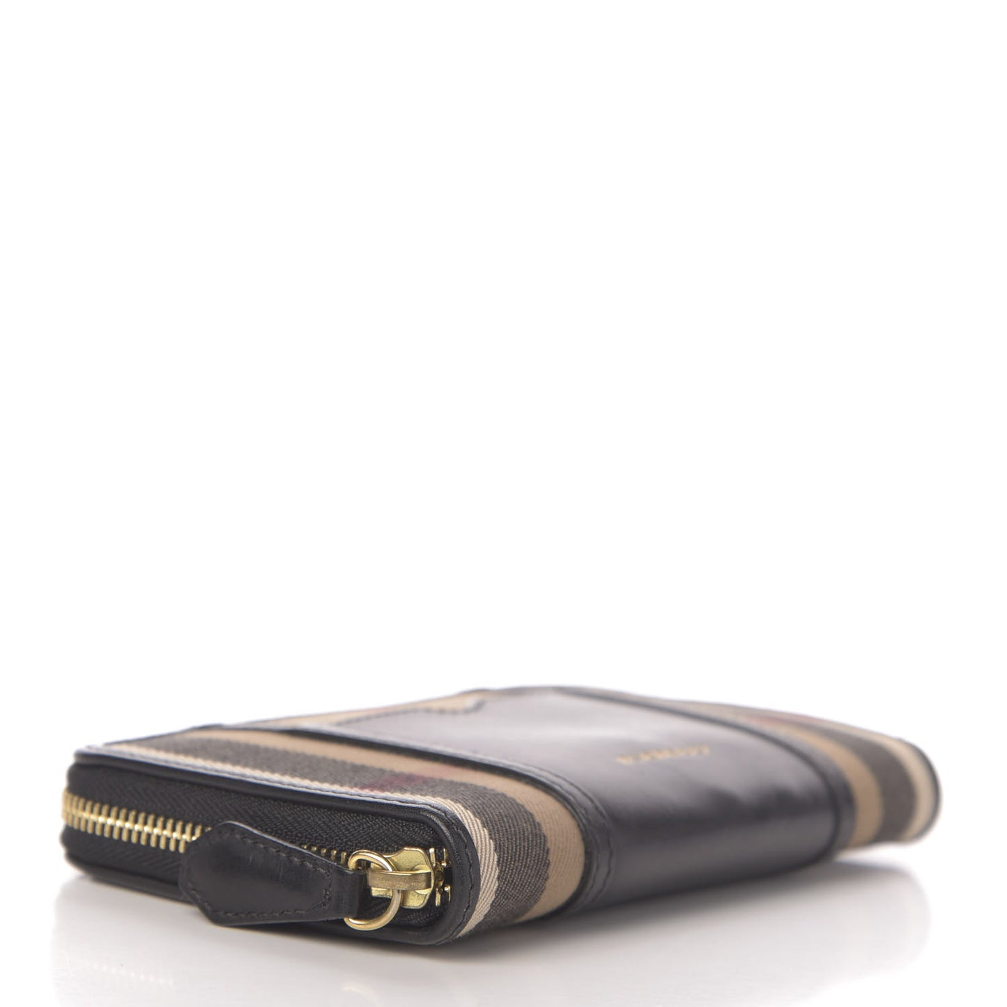 House Check Large Sartorial Ziggy Zip Around Wallet Black