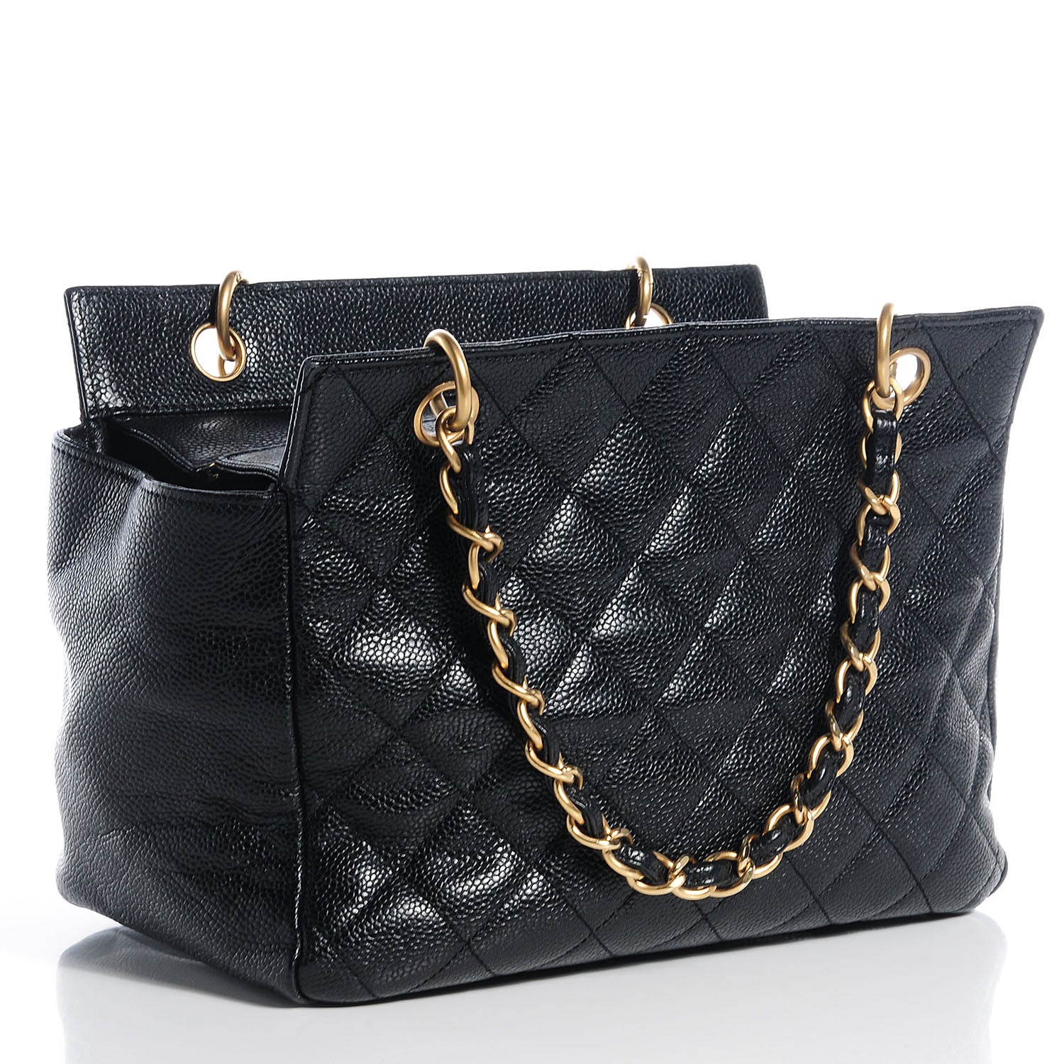 Chanel Caviar Quilted Petit Timeless Tote PTT Black 3 of 10