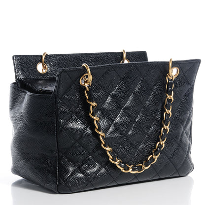 Chanel Caviar Quilted Petit Timeless Tote PTT Black 3 of 10