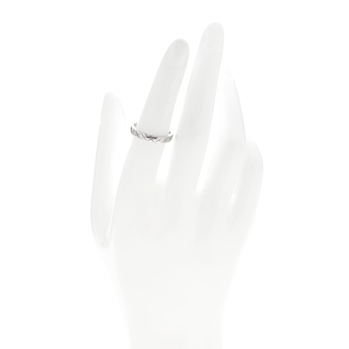 18K White Gold Mini Coco Crush Ring 53 6.25