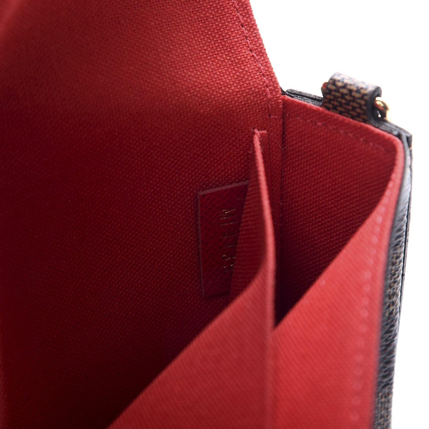 Damier Ebene Pochette Felicie Chain Wallet