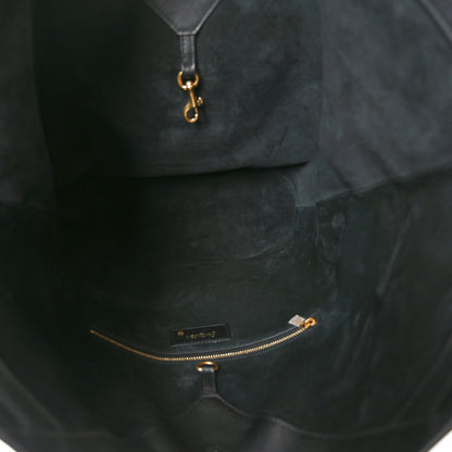 Saint Laurent Santorini Lux Calfskin Y Drawstring Tote Black 5 of 10