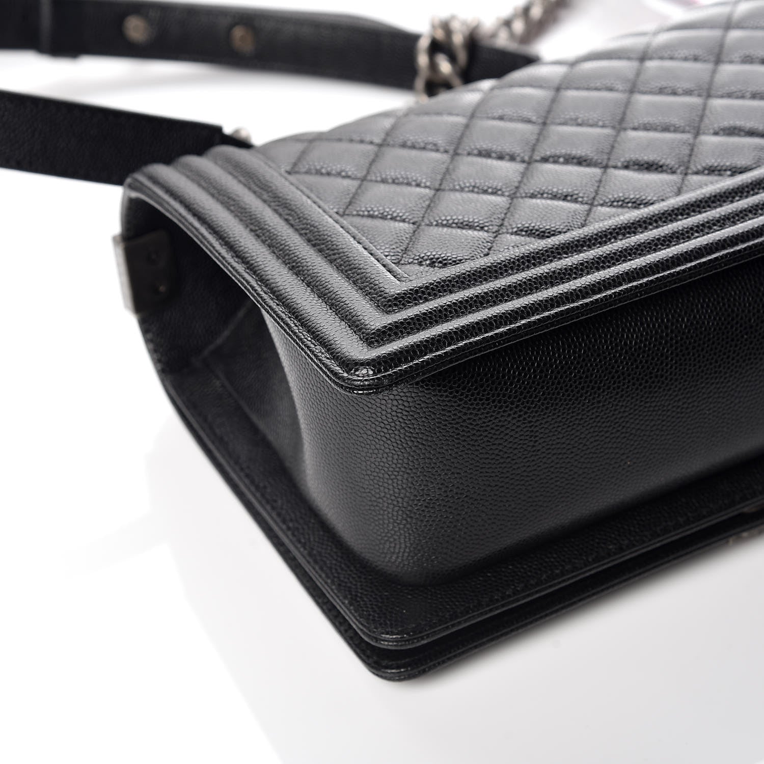 Chanel Caviar Quilted Medium Boy Flap Black 6 of 12