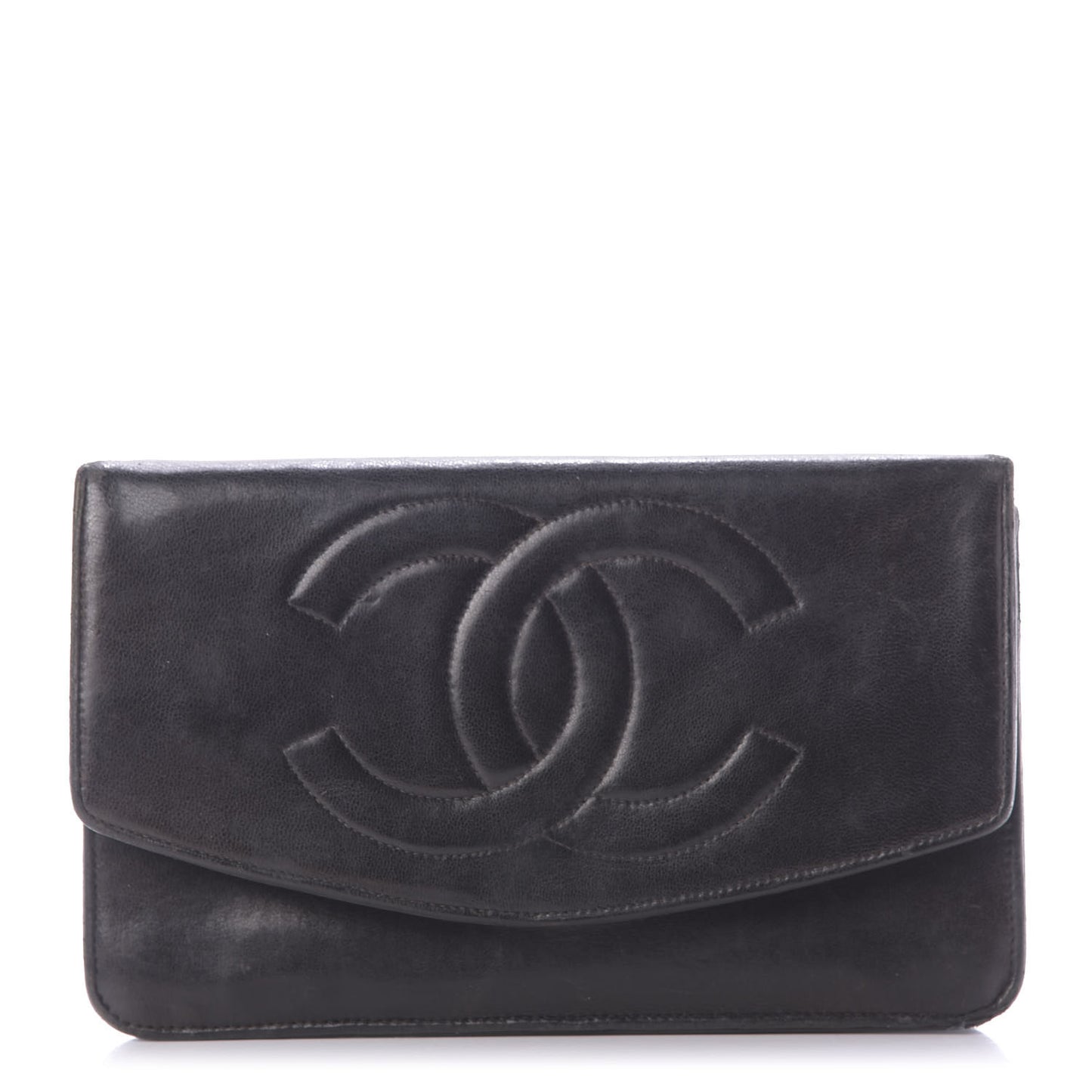 Lambskin CC Timeless Clutch Black