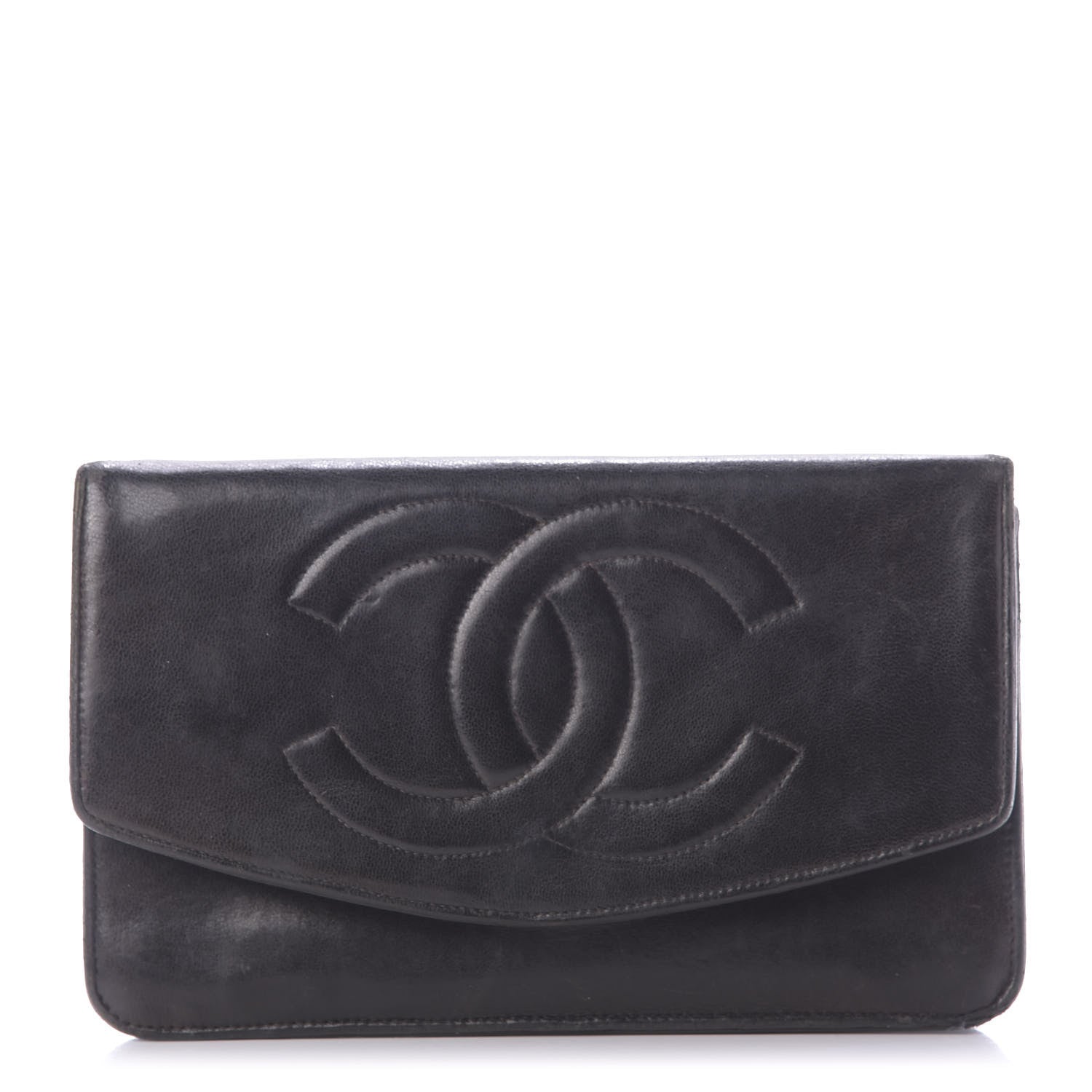 Chanel Lambskin CC Timeless Clutch Black 1 of 13