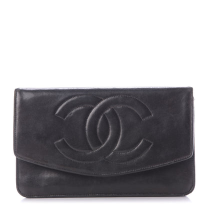 Chanel Lambskin CC Timeless Clutch Black 1 of 13