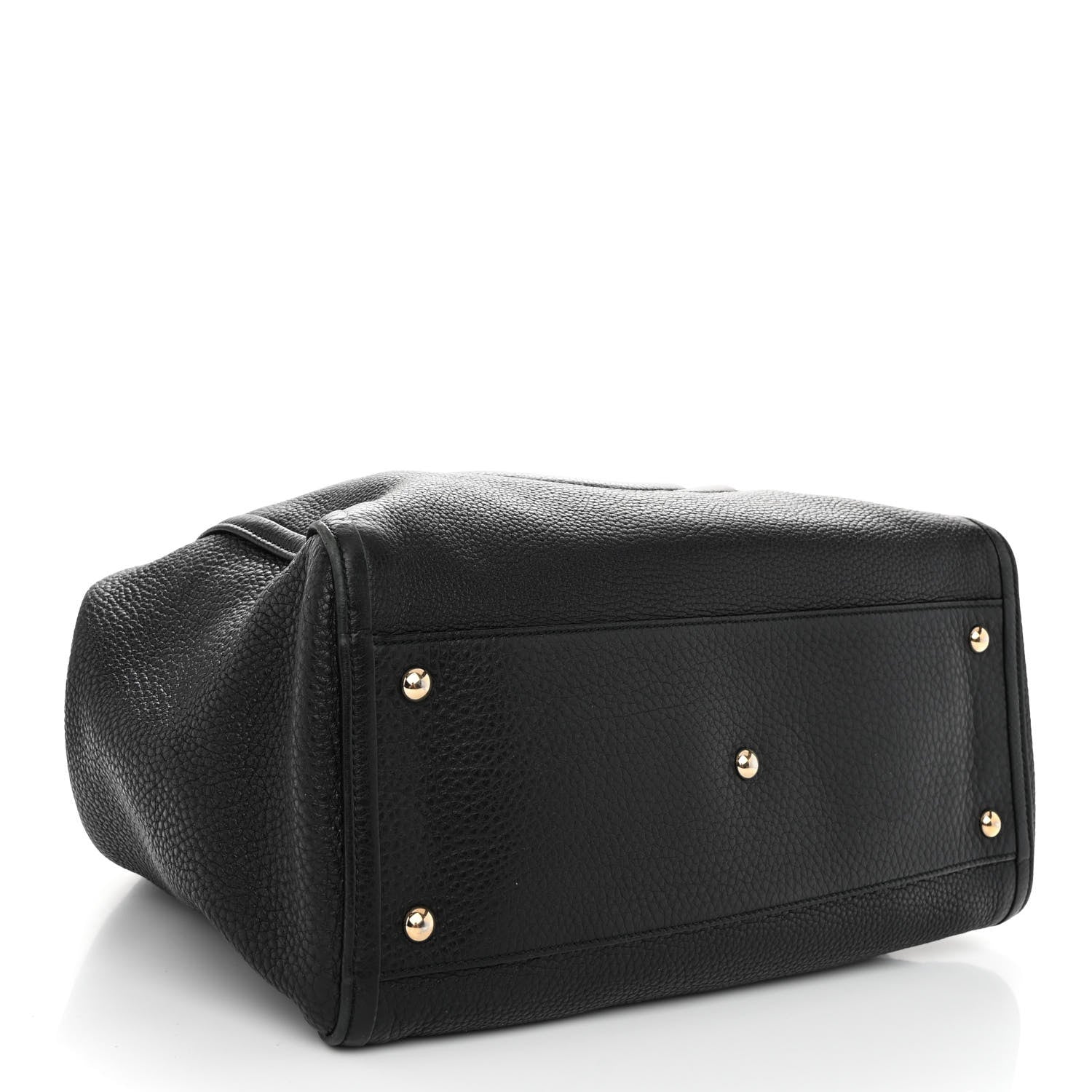 Gucci Pebbled Calfskin Medium Soho Shoulder Bag Black 4 of 10