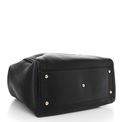 Gucci Pebbled Calfskin Medium Soho Shoulder Bag Black 4 of 10