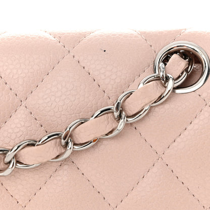 Chanel Caviar Quilted Medium Double Flap Light Pink 11 of 13