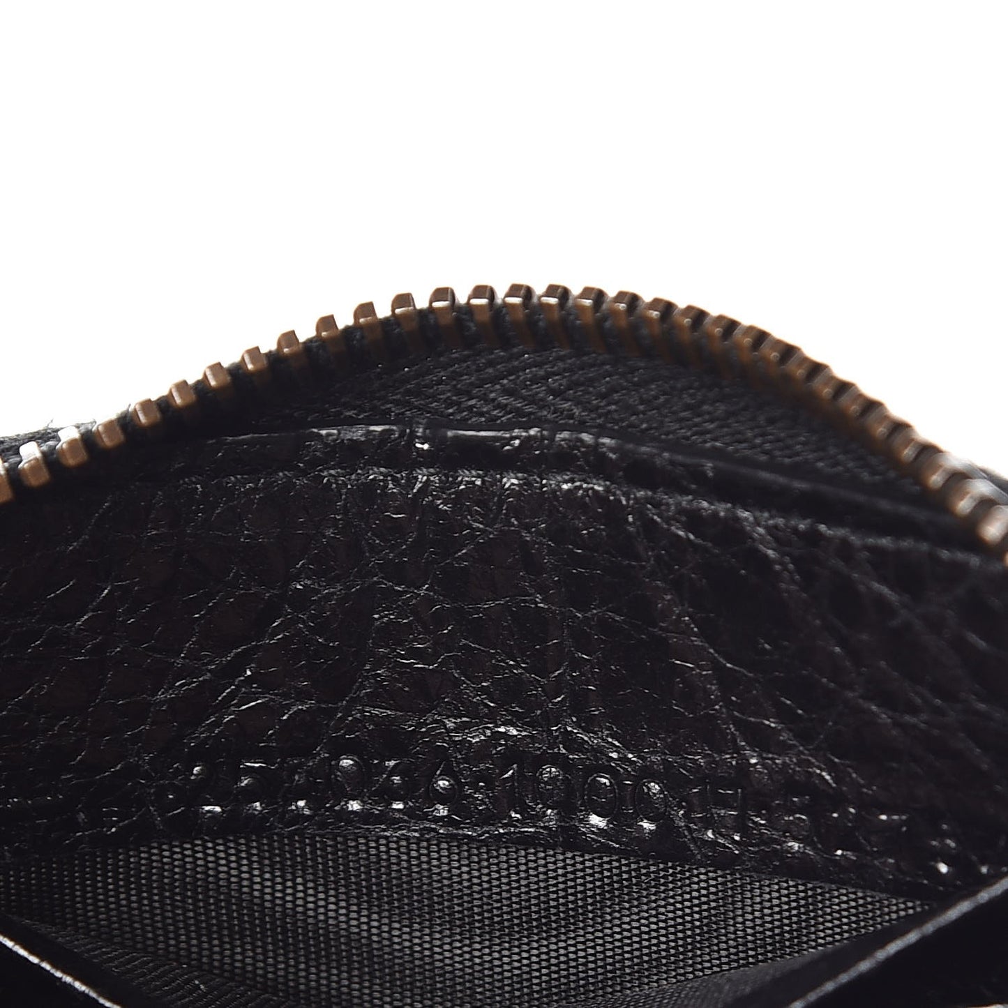 Agneau Classic Hardware Continental Zip Around Wallet Black