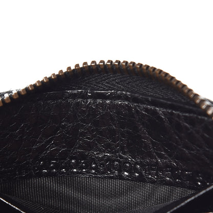 Balenciaga Agneau Classic Hardware Continental Zip Around Wallet Black 7 of 8