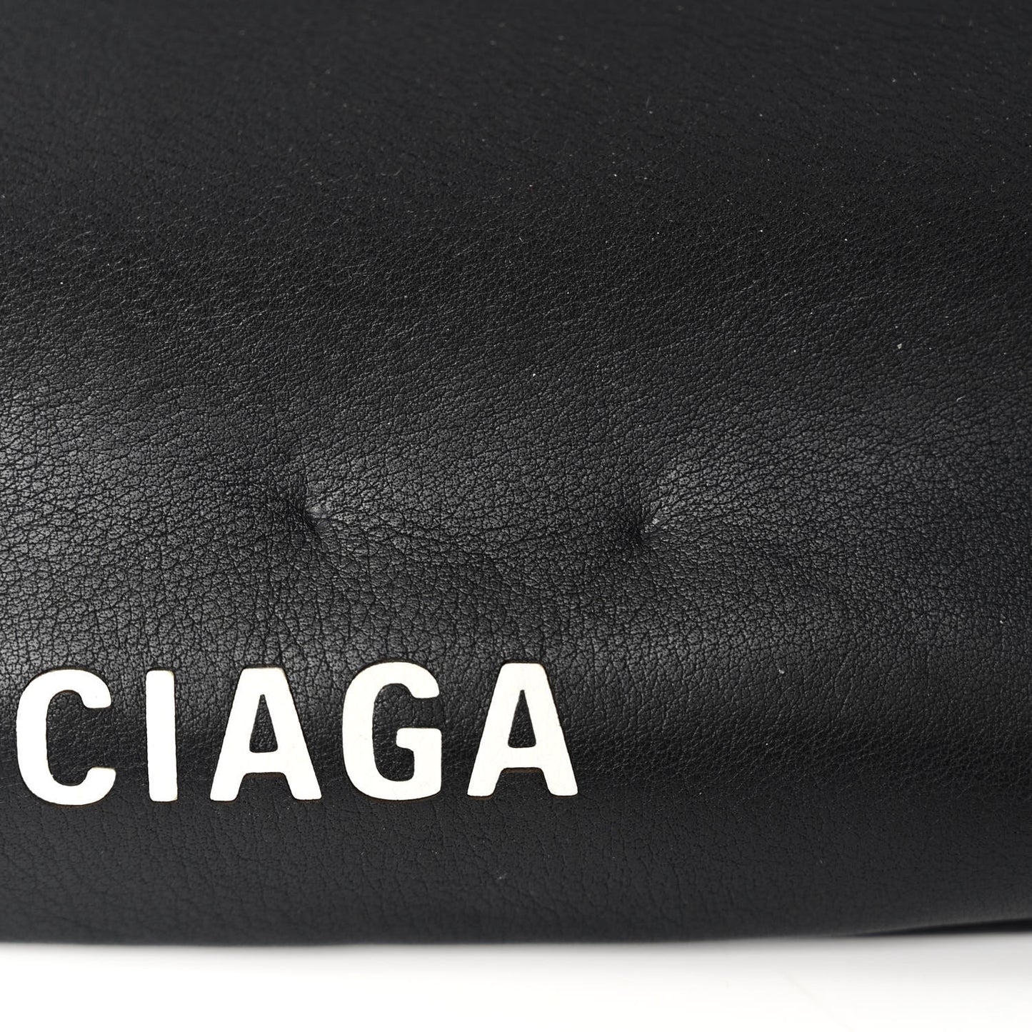 Shiny Day Calfskin XS Triangle Square Bag Black