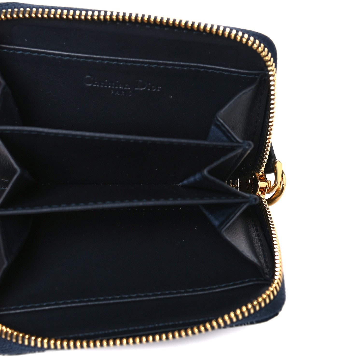 Christian Dior Technical Fabric Embroidered Toile De Jouy DiorTravel Detachable Card Holder Blue 5 of 12