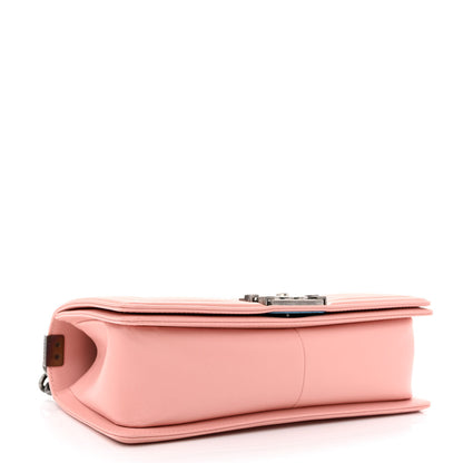 Chanel Calfskin Quilted Medium Boy Flap Light Pink 4 of 11