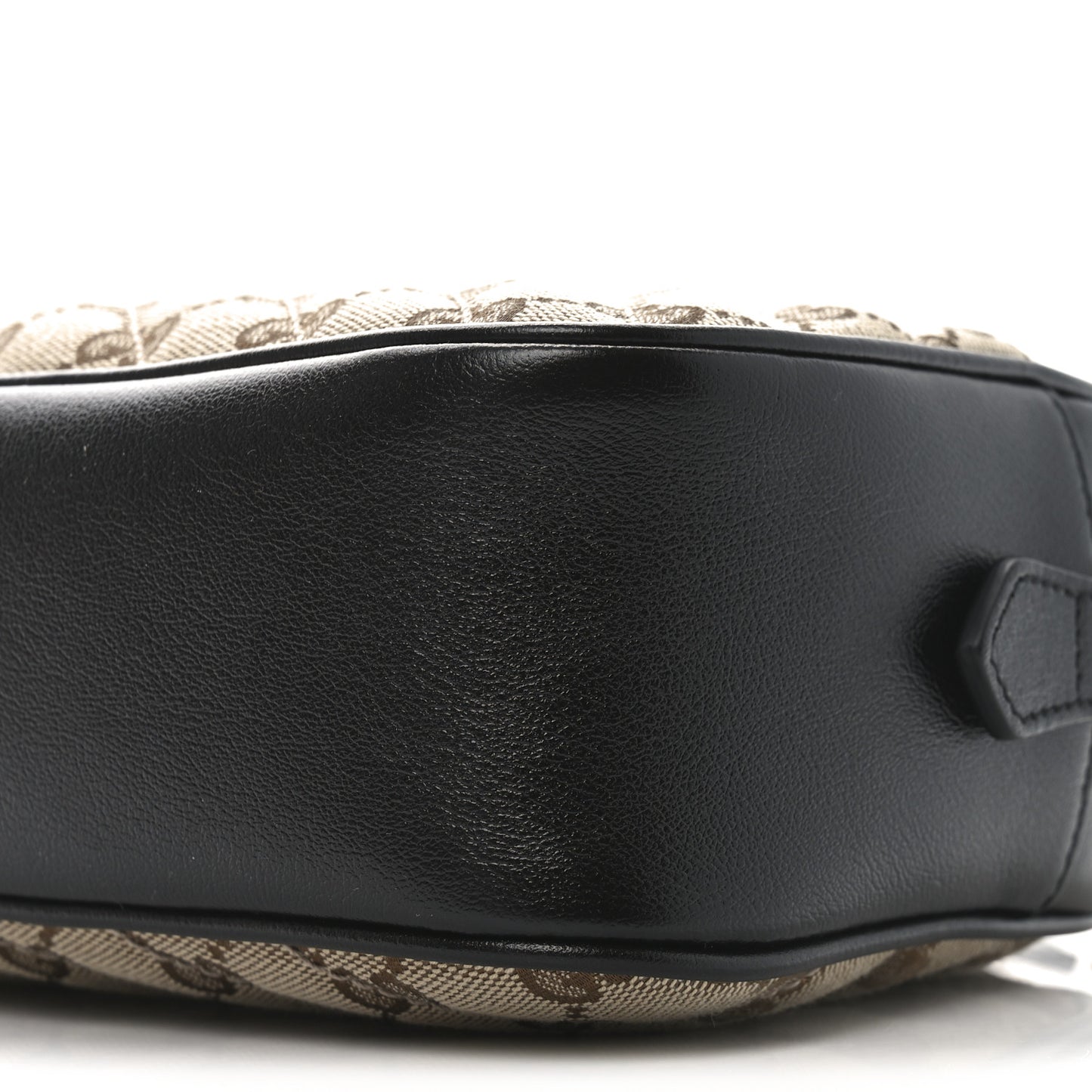 Monogram Matelasse Diagonal Small GG Marmont Chain Shoulder Bag Beige Black