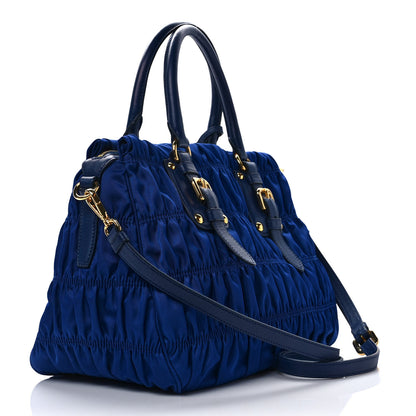 Prada Tessuto Nylon Gaufre Tote Bleutte 2 of 10