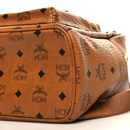 MCM Visetos Studded Small Stark M Backpack Cognac 9 of 9