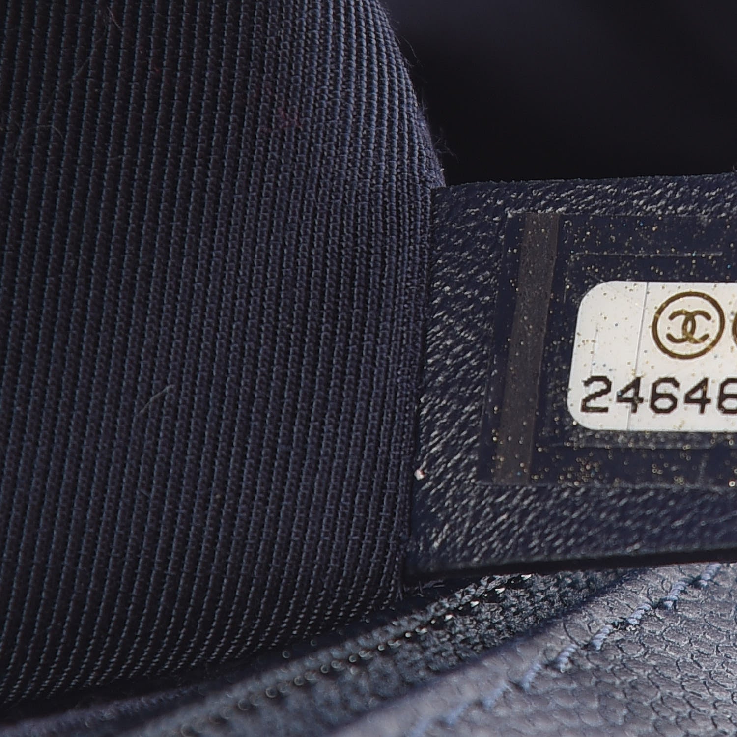 Chanel Caviar Quilted New Medium Boy Flap Dark Navy Blue 7 of 11