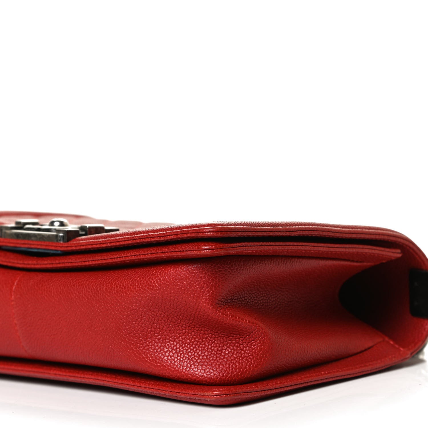 Chanel Caviar Quilted Medium Boy Flap Red 10 of 10