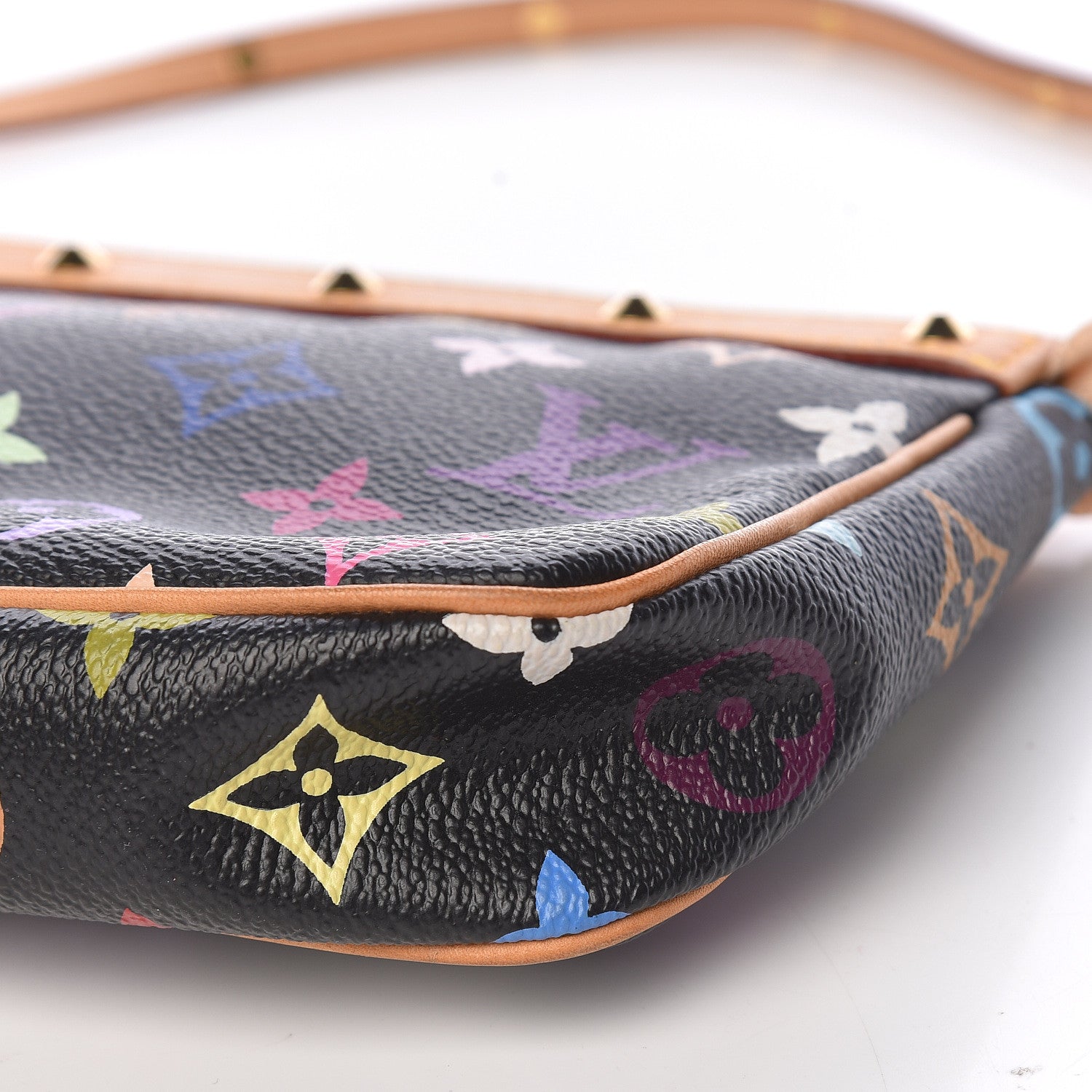 Louis Vuitton Monogram Multicolor Pochette Accessories Black 11 of 13