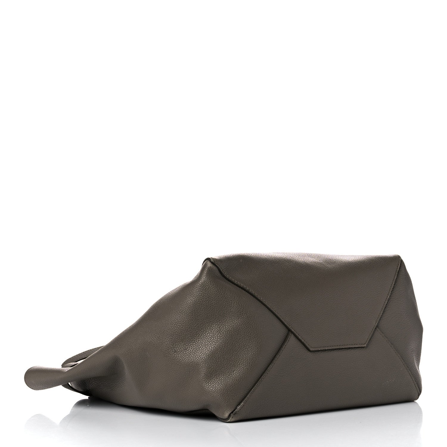 Celine Soft Grained Calfskin Small Belt Cabas Phantom Taupe 4 of 27