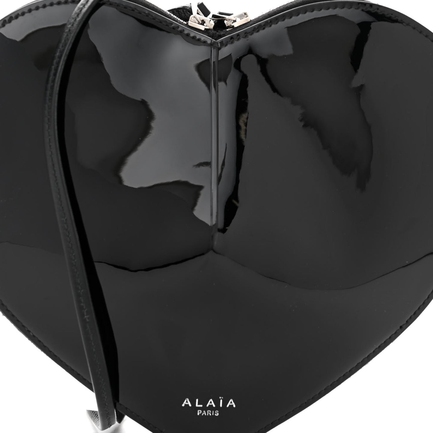Patent Calfskin Le Coeur Bag Black