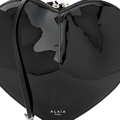Alaia Patent Calfskin Le Coeur Bag Black 7 of 9